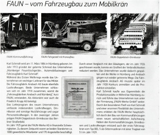Faun vom Fahrzeugbau zum Mobilkran  von Dirk Bracht Teil1
