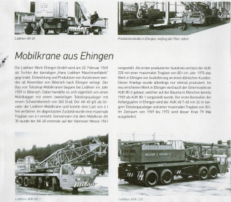 Mobilkrane aus Ehingen von Dirk Bracht  ( 1969-1984) Teil 2