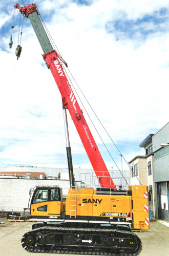 Sany E-Raupe SGE 800 TB-EV