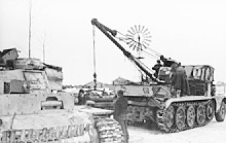 Wehrmacht Krane Famo  Sd.Kfz.9-1 Russland Panzer III