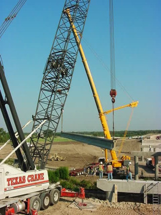 Texas Crane Link Belt 400to Liebherr LTM 1300