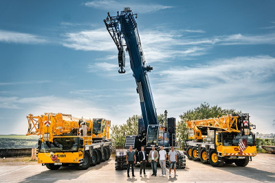 JenKran GmbH Liebherr LTM 1160-5.2--Richter Kran LTR 1100--GuR Saalfeld GmbH 1090-4.2