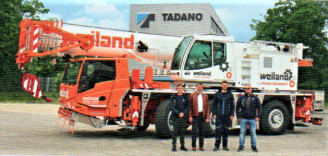 Weiland Lampertheim  Tadano-Faun ATF 60 G-3/ATF 70 G-4/Liebherr LTM 1450-8.1/Grove GMK 6400/LTM 1500