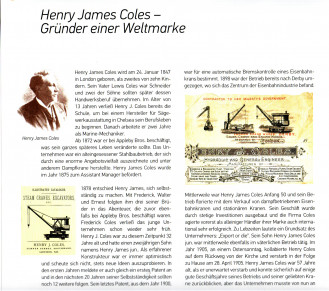 Coles- Henry James Coles - Gründer einer Weltmarke- von Dirk Bracht